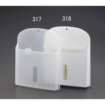 333x269x51mm マグネットポケット(クリア) エスコ