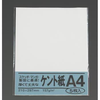 EA762GB-121 A4判 ケント紙(5枚) エスコ 1袋 EA762GB-121 - 【通販