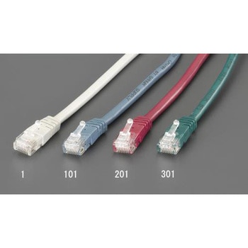 3m LANケーブル(カテゴリー5e準拠)(グレー) エスコ