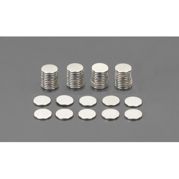 Φ12x 1.0mm マグネット/S極(粘着付/50個) エスコ