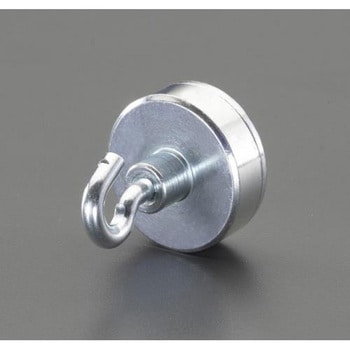 Φ13x4.5mm/ 10N 強力マグネット(フック付) エスコ