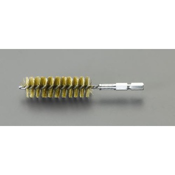 13mm 六角軸付チューブラシ(真鍮) エスコ