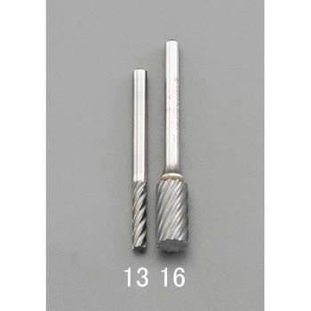 6.0x13x45mm/3mm軸 超硬カッター(ステンレス用・快削) エスコ