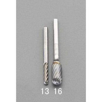 6.0x13x45mm/3mm軸 超硬カッター(ステンレス用・快削) エスコ