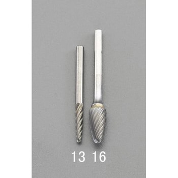 3.0x 13x38mm/3mm軸 超硬カッター(ステンレス・快削) エスコ
