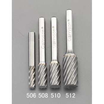 10x19mm/6mm軸 超硬カッター(ステンレス用・快削) エスコ