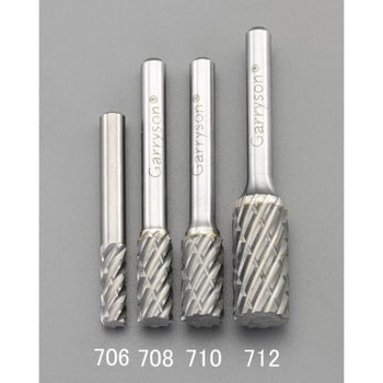 10x19mm/6mm軸 超硬カッター(鉄・鋳物用・快削) エスコ