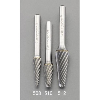 [快削]12x30mm/6mm軸 超硬カッター(ステンレス用) エスコ