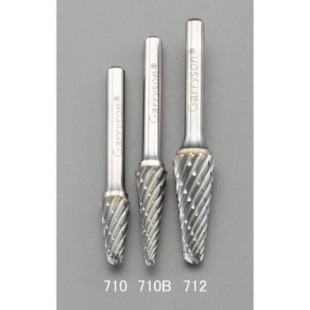 [快削]10x27mm/6mm軸 超硬カッター(鉄・鋳物用) エスコ