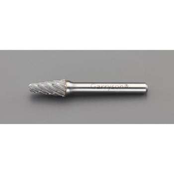 [快削]12x30mm/6mm軸 超硬カッター(鉄・鋳物用) エスコ