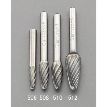 [快削] 8x19mm/6mm軸 超硬カッター(ステンレス用) エスコ