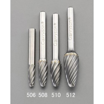 [快削]10x19mm/6mm軸 超硬カッター(ステンレス用) エスコ