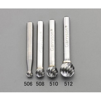 [快削] 8x7.2mm/6mm軸 超硬カッター(ステンレス用) エスコ