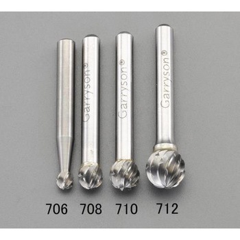 [快削]12x10.8mm/6mm軸 超硬カッター(鉄・鋳物用 エスコ