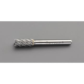 [快削] 8x19mm/6mm軸 超硬カッター(鉄・鋳物用) エスコ