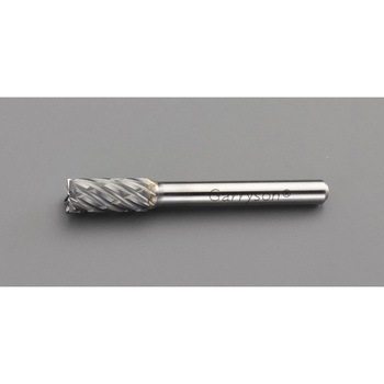 [快削]12x25mm/6mm軸 超硬カッター(鉄・鋳物用) エスコ