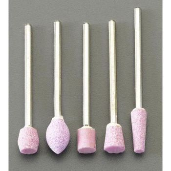5本組 軸付砥石セット(2.35mm軸) エスコ