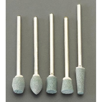 5本組 軸付砥石セット(2.35mm軸) エスコ