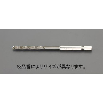 3.5x 98mm ドリルビット(六角軸/CO-HSS) エスコ