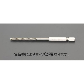 4.0x108mm ドリルビット(六角軸/CO-HSS) エスコ