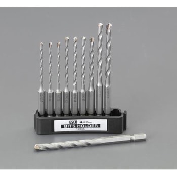 3.0-6.5mm/10本組 マルチドリル(六角軸) エスコ