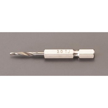5.0mm 下穴錐(六角軸/HSS) エスコ