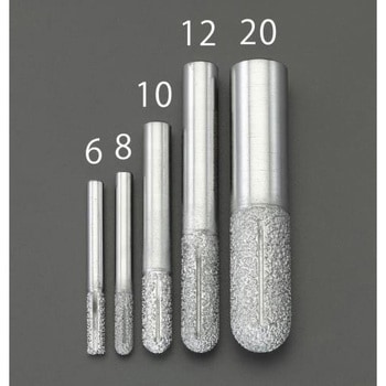 20mm ダイヤモンドルーター(複合材用/先丸) エスコ
