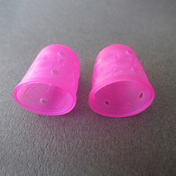 Φ16mm ゴム製シンブル(ピンク/2個入) エスコ