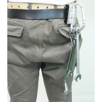 48.5x93x113mm 着脱式ツールホルダー(カラビナ/折畳) エスコ