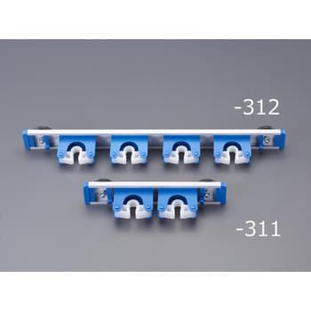 EA928AJ-312 510mm モップハンガー(4本掛・マグネット付) エスコ 寸法