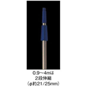 0.54-0.9m/2段 伸縮ポール エスコ