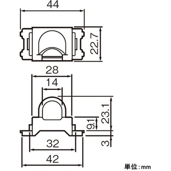 Φ 14mm テレホンガイド - エスコ
