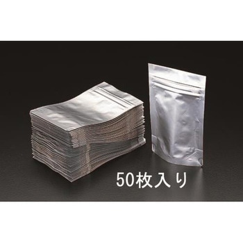 200x280mm アルミ袋(チャック付/50枚) エスコ