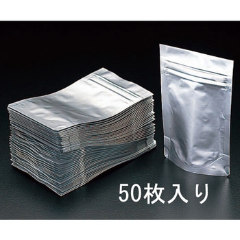 200x280mm アルミ袋(チャック付/50枚) - エスコ