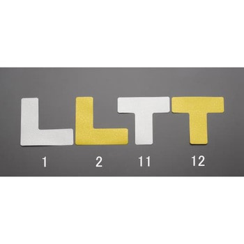L型 マーカー(黄/5枚) エスコ