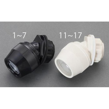 [EA947TB-11・12用] 45°コネクタ(白) エスコ