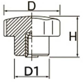 M10 雌ねじノブ - エスコ