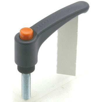 M8x30mm 雄ねじクランプレバー(操作レバー付 エスコ