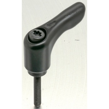 M4x15mm 雄ねじミニクランプレバー(ブラック) エスコ