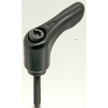 M5x35mm 雄ねじミニクランプレバー(ブラック) エスコ