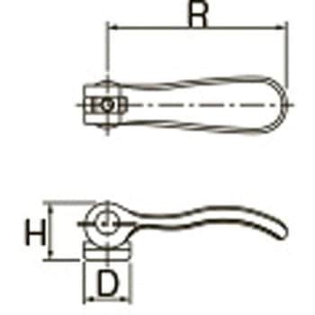 M3 雌ねじカムレバー エスコ