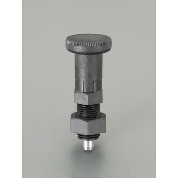 M12x20mm[ダブルナット]インデックスプランジャー/樹脂製 エスコ