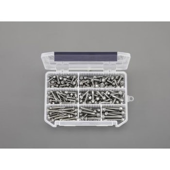 ピアスビスセット(六角頭/ステンレス) エスコ