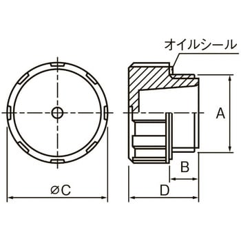 G3/8" オイルキャップ エスコ