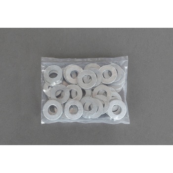 M10x21x2.0mm 平ワッシャー(どぶメッキ/40枚) エスコ