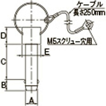 8x 70mm ボールロックピン エスコ