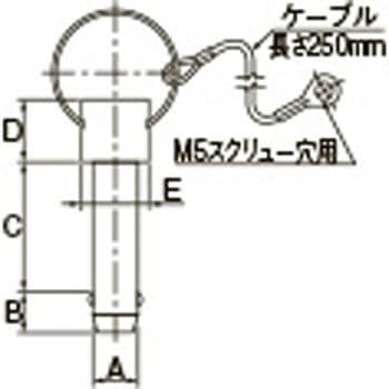 10x 90mm ボールロックピン エスコ