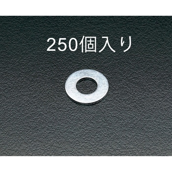 M 4 平ワッシャー (250個) エスコ