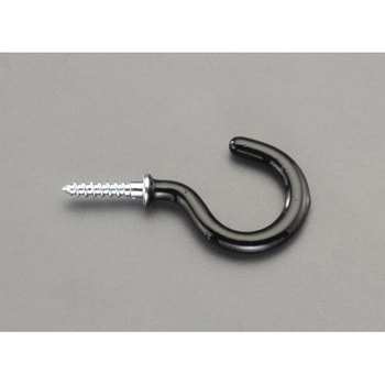 4.0x32mm ねじ付フック(コーティング付/4個) エスコ