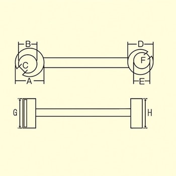 445mm 丁番調整工具 エスコ